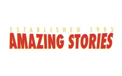 Amazing Stories logo - Saskatoon hobby shop and Saskcatan sponsor.